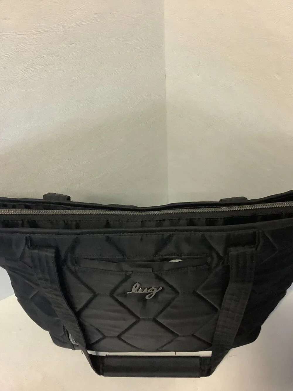 Lug Rally Tote Purse Bag Black 16